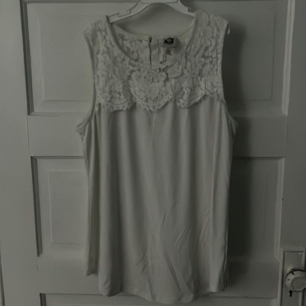 Anne Klein Lace Tank Top